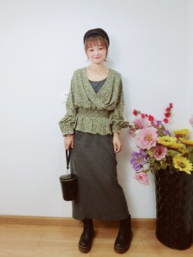 MoMoさん（レディース・164cm）の春コーディネート