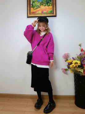 MoMoさん（レディース・164cm）の冬コーディネート