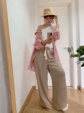 「ungrid コーデ」｜MoMoさん（レディース・164cm）の春コーディネート