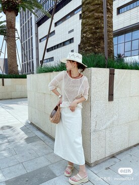 MoMoさん（レディース・164cm）の夏コーディネート