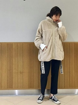 「オールスター」｜「アイテム（ブルゾン）」を使った、watanabeさん（レディース・161cm）の秋コーディネート