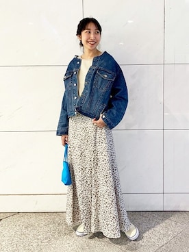 watanabeさん（レディース・161cm）の春コーディネート