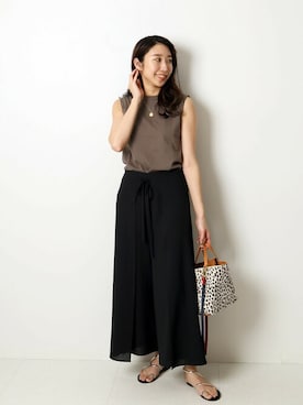 「BAGSINPROGRESS（バッグズインプログレス）のアイテム」を使った、watanabeさん（レディース・161cm）の春コーディネート