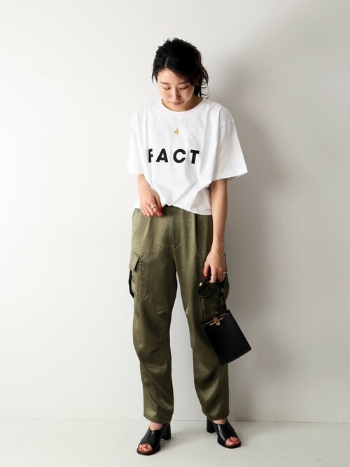janesmith L'ESSAGE 別注　サテンカーゴパンツ レサージュ JANESMITH（ジェーンスミス）の「【JANE SMITH/ジェーンスミス