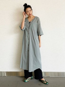 「journal standard L'essage（ジャーナルスタンダードレサージュ）のアイテム（パンツ）」を使った、watanabeさん（レディース・161cm）の夏コーディネート