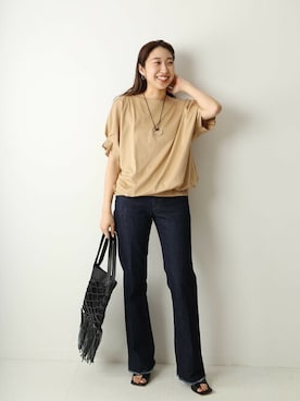 「journal standard L'essage（ジャーナルスタンダードレサージュ）のアイテム」を使った、watanabeさん（レディース・161cm）の夏コーディネート