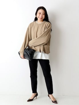 「JANESMITH（ジェーンスミス）のアイテム」を使った、watanabeさん（レディース・161cm）の冬コーディネート