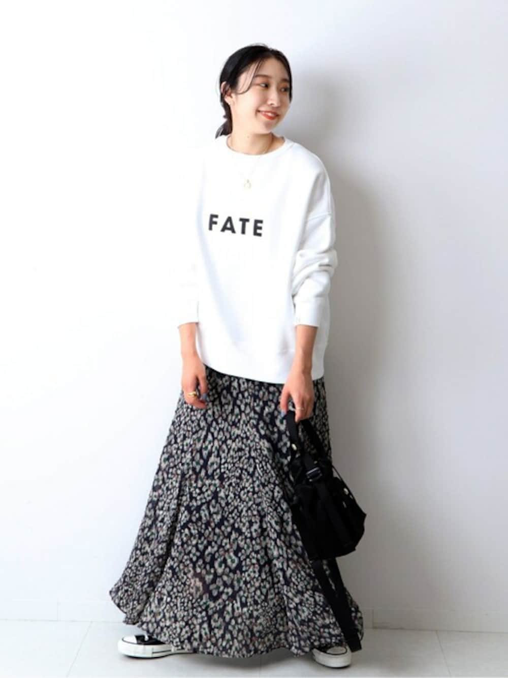 ジャーナルスタンダードレサージュ　ドビードットフレアスカート journal standard L'essage（ジャーナルスタンダードレサージュ