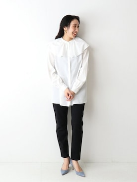 「journal standard L'essage（ジャーナルスタンダードレサージュ）のアイテム（パンツ）」を使った、watanabeさん（レディース・161cm）の冬コーディネート