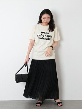 「MIXTA（ミクスタ）のアイテム」を使った、watanabeさん（レディース・163cm）の春コーディネート