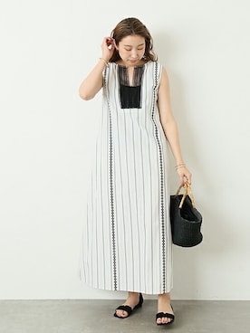 「COTTO（コトゥー）のアイテム」を使った、watanabeさん（レディース・163cm）の春コーディネート