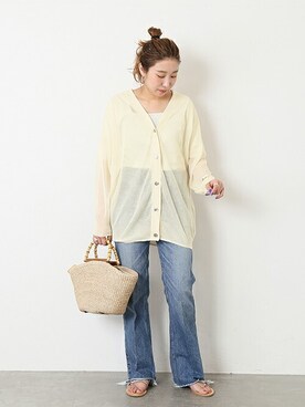 「COTTO（コトゥー）のアイテム」を使った、watanabeさん（レディース・163cm）の春コーディネート