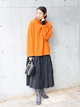 watanabeさん（レディース・163cm）の冬コーディネート