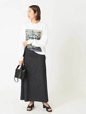 「JANESMITH（ジェーンスミス）のアイテム」を使った、watanabeさん（レディース・163cm）の冬コーディネート