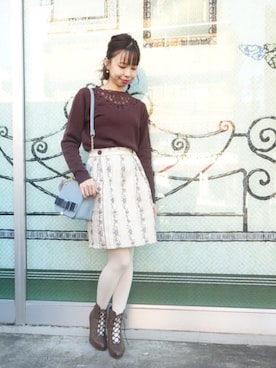 アンアナザーアンジェラスさん（レディース・157cm）の冬コーディネート