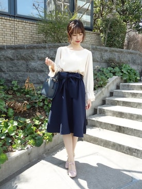 アンアナザーアンジェラスさん（レディース・158cm）の春コーディネート