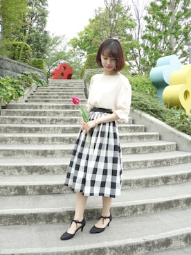 アンアナザーアンジェラスさん（レディース・158cm）の春コーディネート