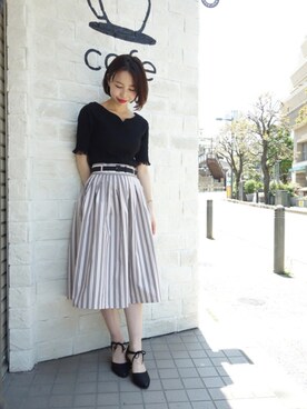 アンアナザーアンジェラスさん（レディース・158cm）の春コーディネート