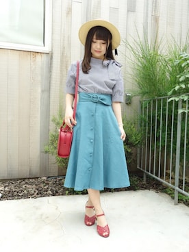 アンアナザーアンジェラスさん（レディース・153cm）の夏コーディネート