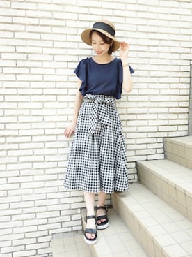 アンアナザーアンジェラスさん（レディース・158cm）の夏コーディネート