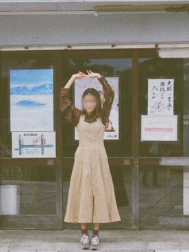 ワンピース ドレスを使った 昭和レトロ の人気ファッションコーディネート 年齢 100歳以上 Wear