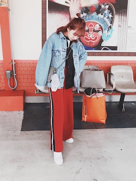 虾子和粥さん(レディース・162cm)の冬コーディネート