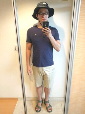 がんばるパパさん（メンズ・182cm）の夏コーディネート