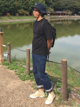 がんばるパパさん(メンズ・182cm)の秋コーディネート