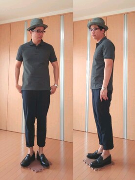 がんばるパパさん（メンズ・182cm）の春コーディネート