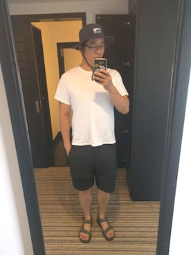 がんばるパパさん（メンズ・182cm）の夏コーディネート