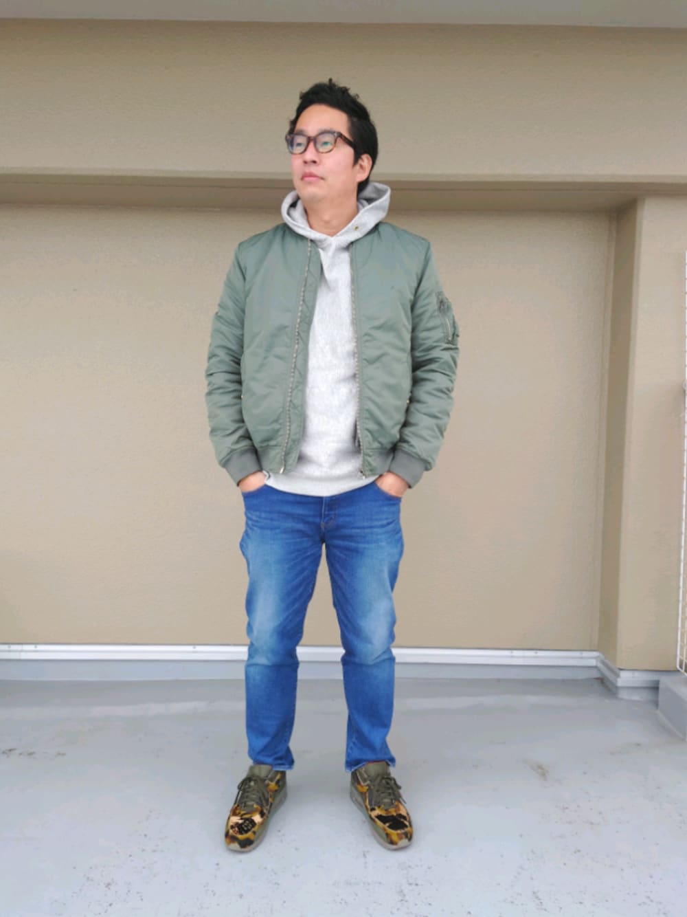 Scotch＆Soda MA-1ジャケット インナー付き L ネイビー SCOTCH