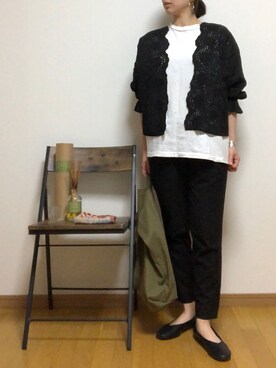 「RAGEBLUE（レイジブルー）のアイテム（ピアス（両耳用））」を使った、Chamiさん（レディース・158cm）の春コーディネート