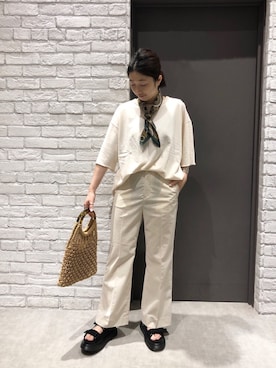 「RAGEBLUE（レイジブルー）のアイテム（財布/小物）」を使った、Chamiさん（レディース・158cm）の夏コーディネート