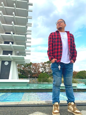 「アイテム（腕時計）」を使った、勝俣瞬馬さん（メンズ・167cm・20代）の秋コーディネート