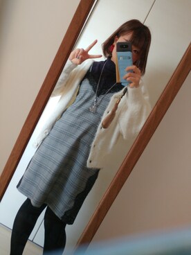 まりちさん（レディース・155cm）の冬コーディネート