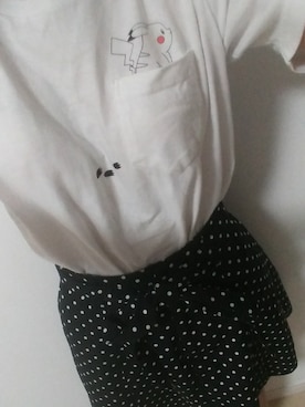 「LOFT（-）のアイテム（トップス）」を使った、まりちさん（レディース・155cm）の夏コーディネート