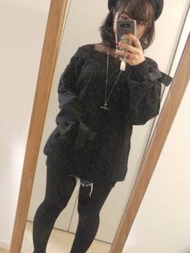 「アイテム（ブルゾン）」を使った、まりちさん（レディース・155cm・30代）の冬コーディネート