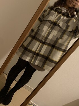 「アイテム（ブルゾン）」を使った、まりちさん（レディース・155cm・30代）の冬コーディネート