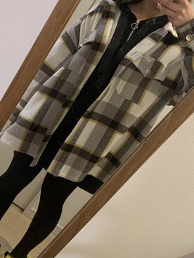 「アイテム（ブルゾン）」を使った、まりちさん（レディース・155cm・30代）の冬コーディネート