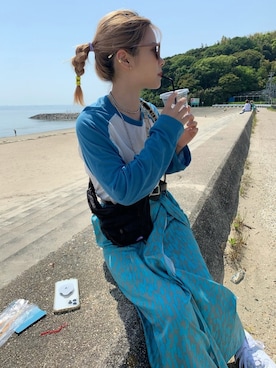 「ラグランTシャツ」｜oohaさん（レディース・152cm）の春コーディネート