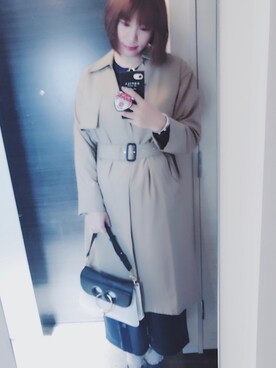 「JW Anderson（ジェイダブリューアンダーソン）のアイテム（トートバッグ）」を使った、Fairybongbongさん（レディース・169cm）の冬コーディネート
