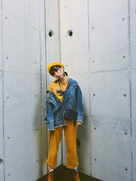 「CHRISTIAN DADA（クリスチャンダダ）のアイテム」を使った、Fairybongbongさん（レディース・169cm）の秋コーディネート