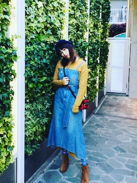 「CHRISTIAN DADA（クリスチャンダダ）のアイテム」を使った、Fairybongbongさん（レディース・169cm）の冬コーディネート