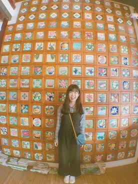 「travel」｜「アイテム（オールインワン・サロペット）」を使った、iannさん（レディース・156cm）の春コーディネート