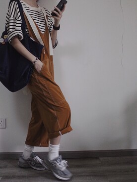 「通勤穿搭」｜「アイテム（その他）」を使った、暇日LeisureStudioさん（レディース・162cm）の秋コーディネート