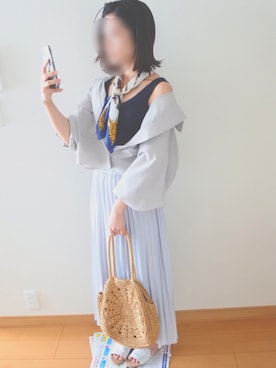 mocoさん（レディース・155cm）の夏コーディネート