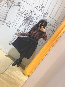 「GORGE（ゴージ）のアイテム（シューズ）」を使った、ゆかめろ♡さん（レディース・147cm）の秋コーディネート