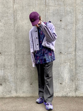 「HARE（ハレ）のアイテム（セットアップ）」を使った、hamyさん（メンズ・166cm）の秋コーディネート