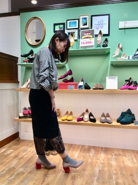 「AZUL by moussy（アズールバイマウジー）のアイテム（スカート）」を使った、ORientalTRaffic 五反田東急スクエア店さん（レディース・158cm）の夏コーディネート