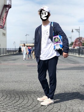 「アイテム（スキンケア）」を使った、ほさほささん（メンズ・168cm）の春コーディネート
